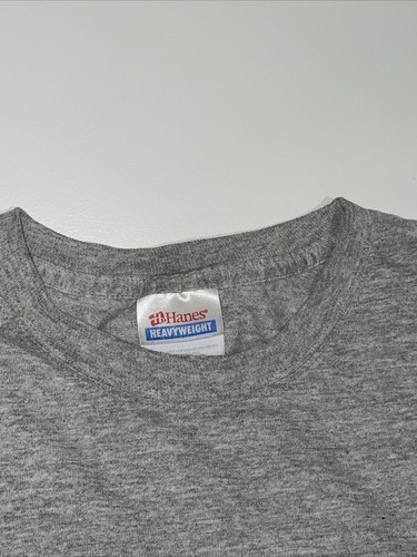 Vintage Red Dog Beer T-shirt Heather Gray LG Alcohol Rare - Picture 3 of 3