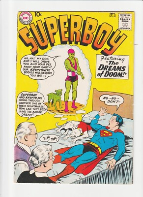 SUPERBOY 83 Superman SILVER Age 1959 DC COMIC 1st App. of Kryptonite KID