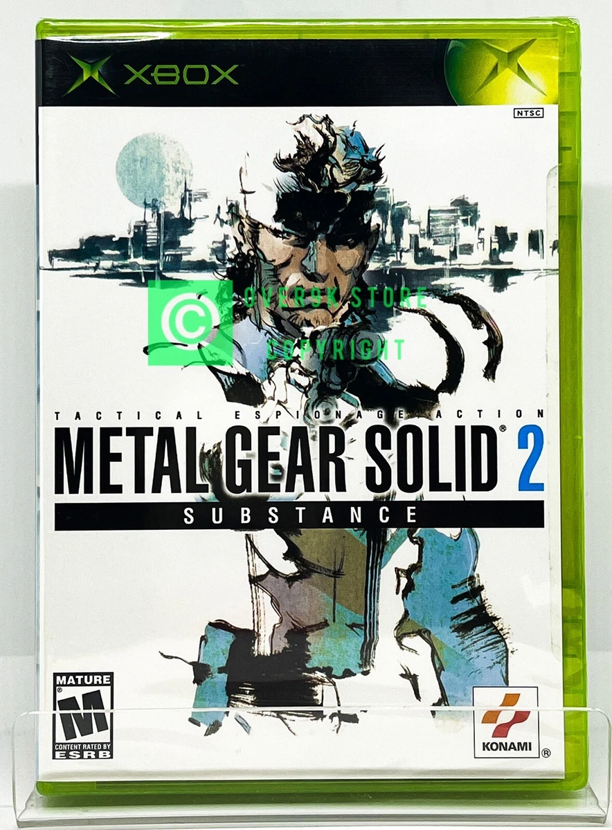 Metal Gear Solid 2 Substance Xbox Brand New Factory Sealed