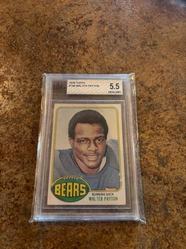 1976 Topps Walter Payton #148 RC BVG 5.5 EX+ Bears HOF RB Rookie