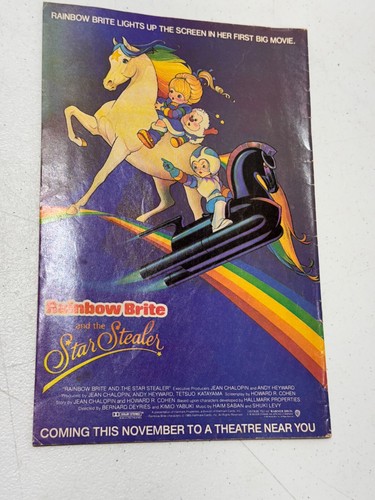 RAINBOW BRITE AND THE STAR STEALER ONE-SHOT! NEWSSTAND! 1985 DC COMICS - Picture 4 of 4