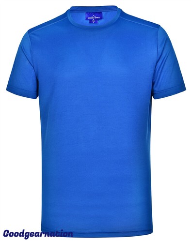 Men Active T SHIRT Cool Dry Tee UPF Deodorize Training Sport Gym Exercise Top - Picture 5 of 22