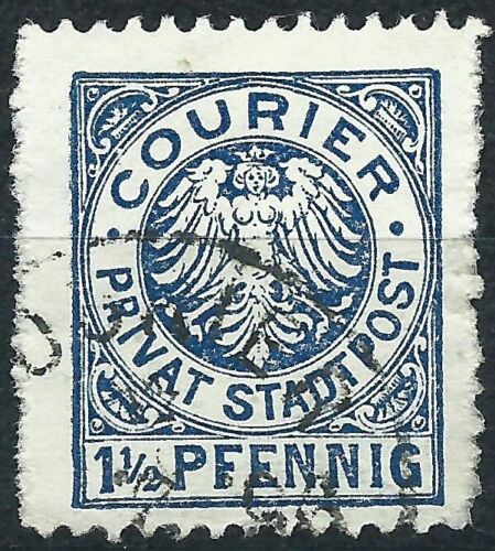 Nuremberg Courrier Privé 1895 Mi.1.C. Rugueux, Durchstichartig Timbré (#35834-3) - Photo 1/1