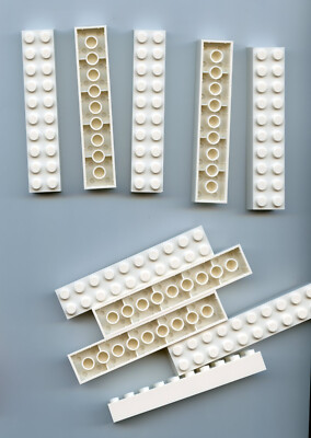LEGO x 10 White Brick 2 x 10 3006 | eBay