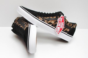 vans leopardo hombre dorados