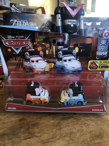 Lote De 5 Nuevos Sellados Retirados Disney Pixar Coches Tokio Fiesta Mater con Latas Raro + - Imagen 6 de 9