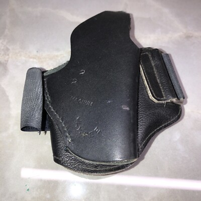 JAY PEE Black Ankle Holster Marked “MAGNUM” RIGHT Rig For AUTO Pistol ...