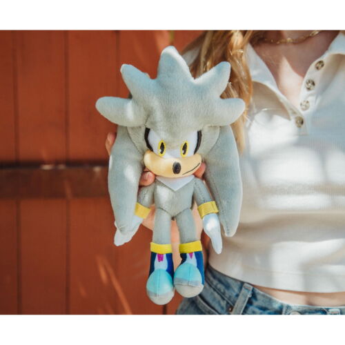 Sonic the Hedgehog - Plüschmünztasche - 8 Zoll Silber Sonic - Bild 4 von 6