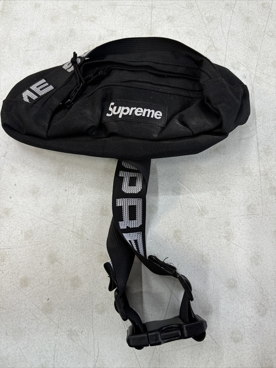 Black Supreme Waist Bag Fanny Pack Shoulder Bag | eBay Black Supreme Waist Bag Fanny Pack Shoulder Bag | eBay