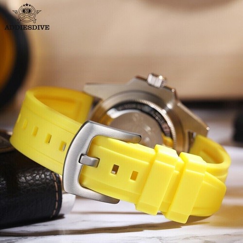 41MM Addiesdive Quartz Diver Silicone 200M Waterproof Analog Luminous Men Watch - Bild 4 von 8
