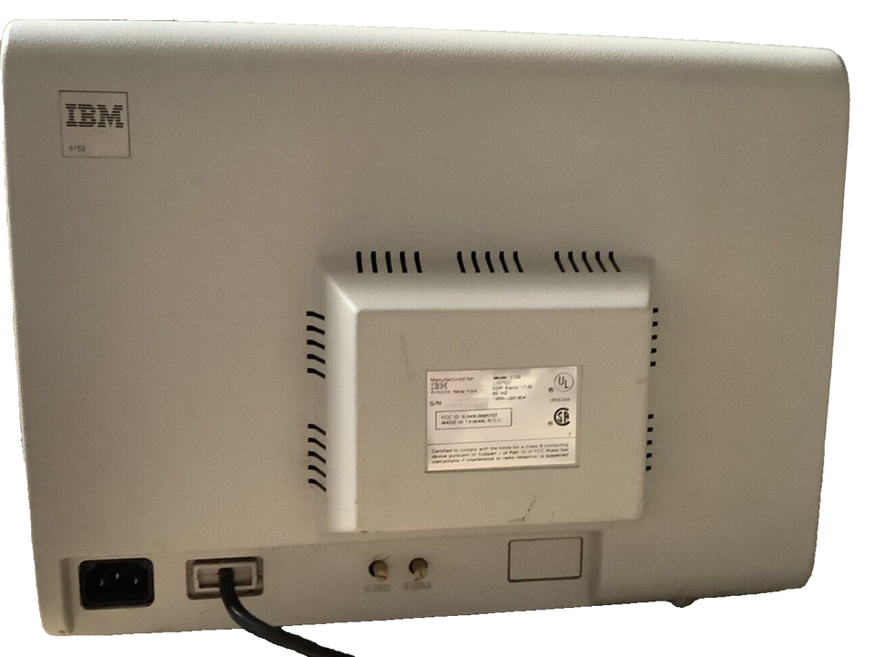 IBM Personal Computer Color Display Monitor 5153 | eBay