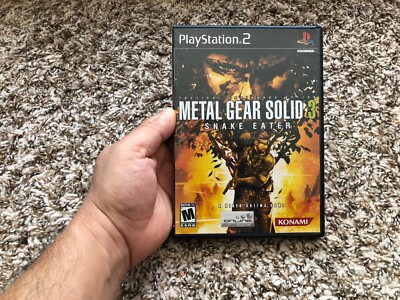 Metal Gear Solid 3: Snake Eater (Sony PlayStation 2, 2004) Complete CIB Tested