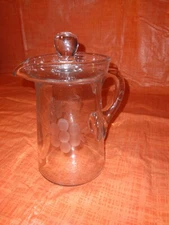 Glass Pitchers with design 