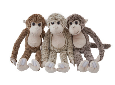 hanging monkey soft toy