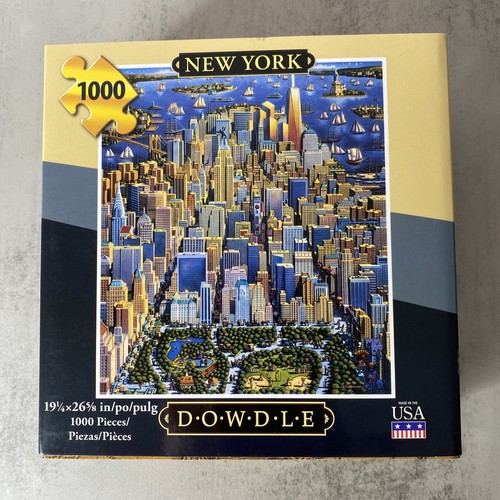 New York City 1000 Teile Puzzle Dowdle Neu 19" x 26" Made in USA - Bild 1 von 6