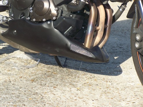 SABOT MOTEUR TOPMAX pour ligne echappement akrapovic| MT 09 (2013/2016) - Brut - Picture 6 of 7