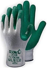 12 PR Showa 350R Nitrile Rubber Palm Coated Gardening Landscaping WORK GLOVES LG