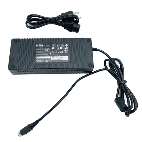 Genuine Epson M284A Power Supply 24V 4.2A 3-PIN AC Adapter For Printer W/Cord - 第 6/9 張圖片