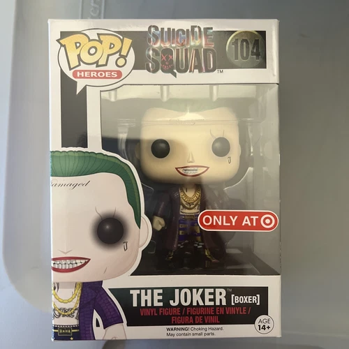 Funko Pop! Suicide Squad #104 The Joker [Boxer] Target Exclusive Vaulted New