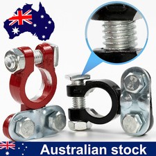 2pc Car Battery Negative Positive Terminal Connector Clamp Clip Post 12V Tool
