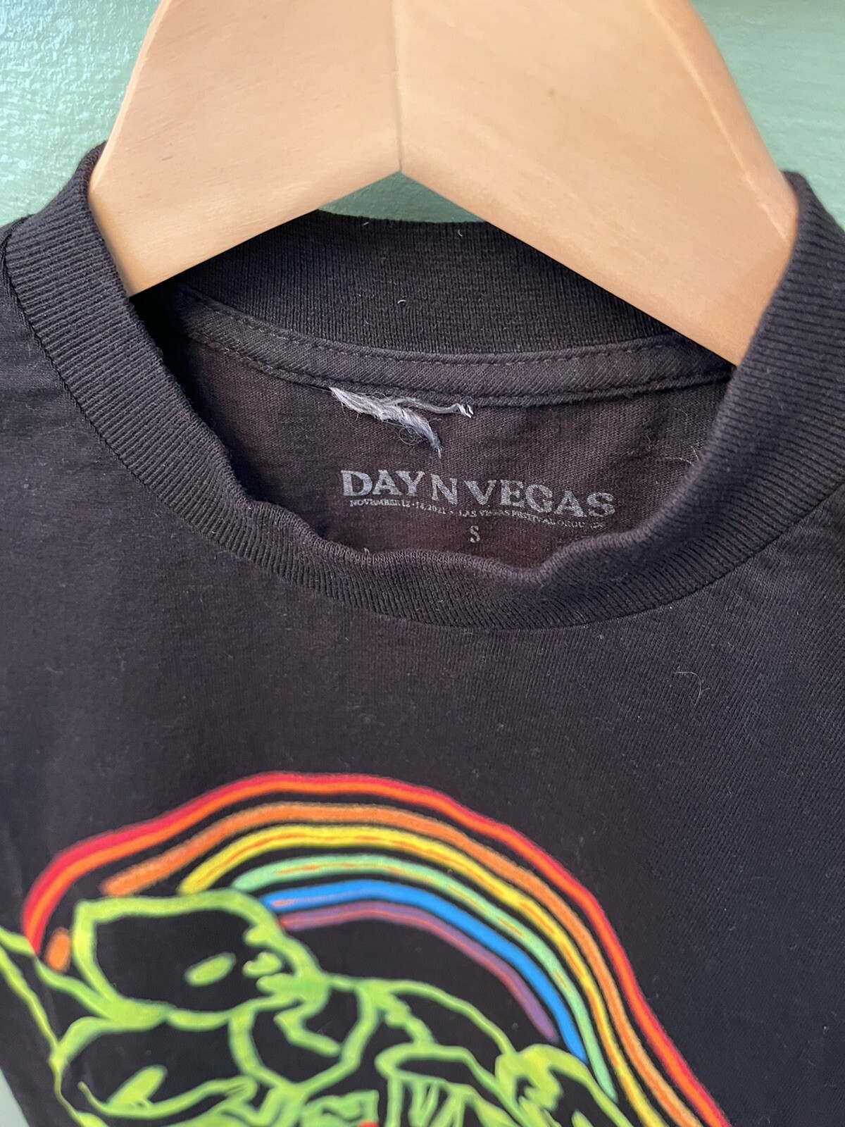 FILA Camicia Skid Row Fashion Week Day N Vegas Streetwear 2021 Day Glo Nero Small LA