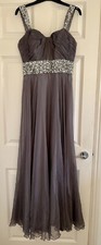 Beautiful Gino Cerruti dress, evening ball gown - size S/10 + SHAWL + FREE P&P