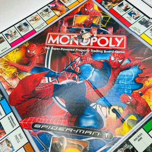 Spider-Man Monopoly Board Game Marvel Hasbro 2007 Complete - Picture 10 of 22