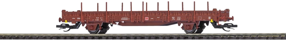 Flachwagen mit Bordwänden KS 446 TT Spur - Busch 31503 - Bild 1 von 1