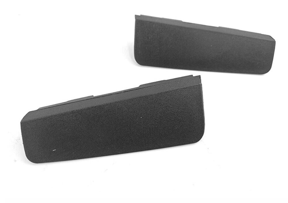 MQ Front Upper Tow Hook Eye Cover Caps (2Pcs) For Toyota RAV4 LE 2019-2023 – Black Textured Plastic