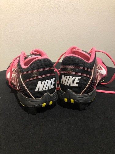 Nike Womens Hyper Diamond Cleats Size 8.5 Fastflex Pink Black 684680-600 - Picture 4 of 7
