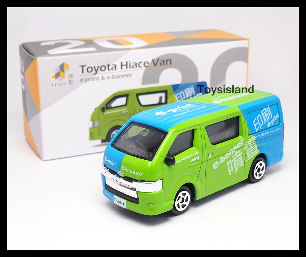 TINY 20 Toyota Hiace Van E-Print & E-Banner NEW ( First edition