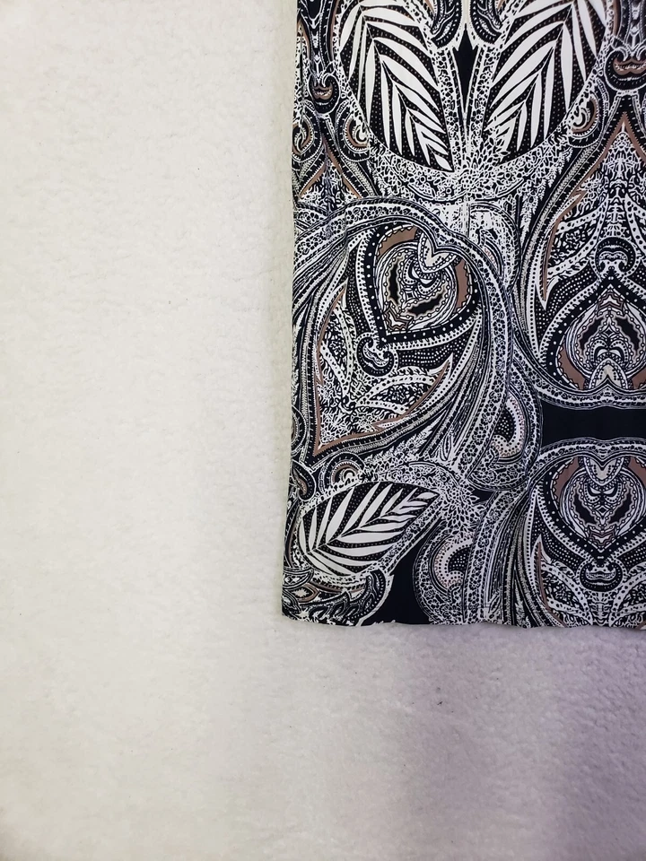 Vestido Charter Club Mujer Grande Negro Cachemira Nylon B Sin Mangas Cambio Midi Foto 4 de 4