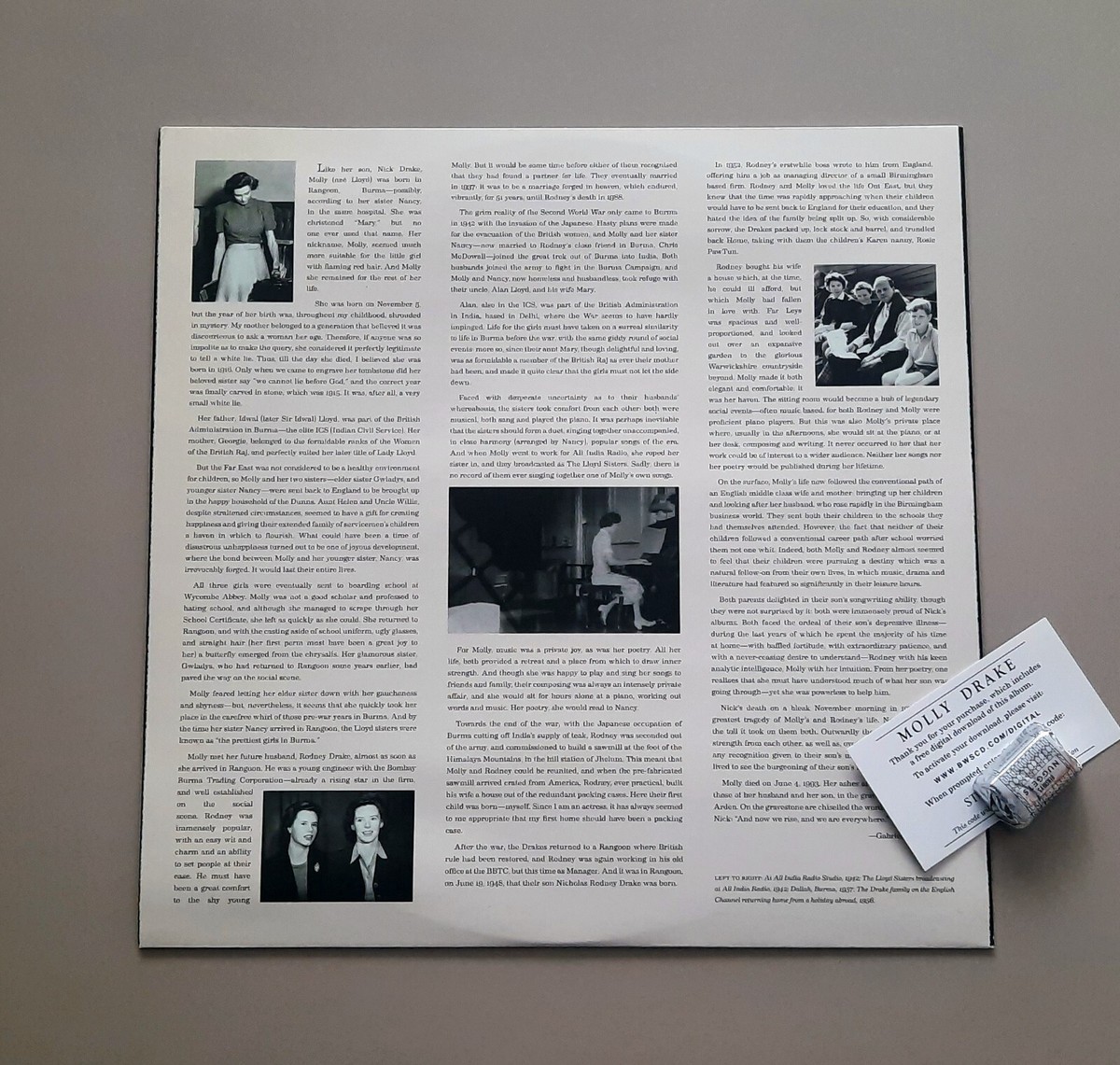 Molly Drake – Molly Drake 2013 US Original First Pressing Shrink