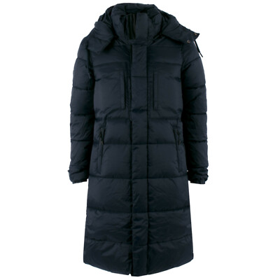 SUPERDRY Herren Kurzmantel M5011242A Touchline Padded Jacket Blau