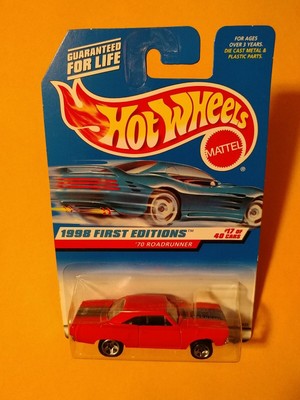 hot wheels 1998 first editions 70 roadrunner
