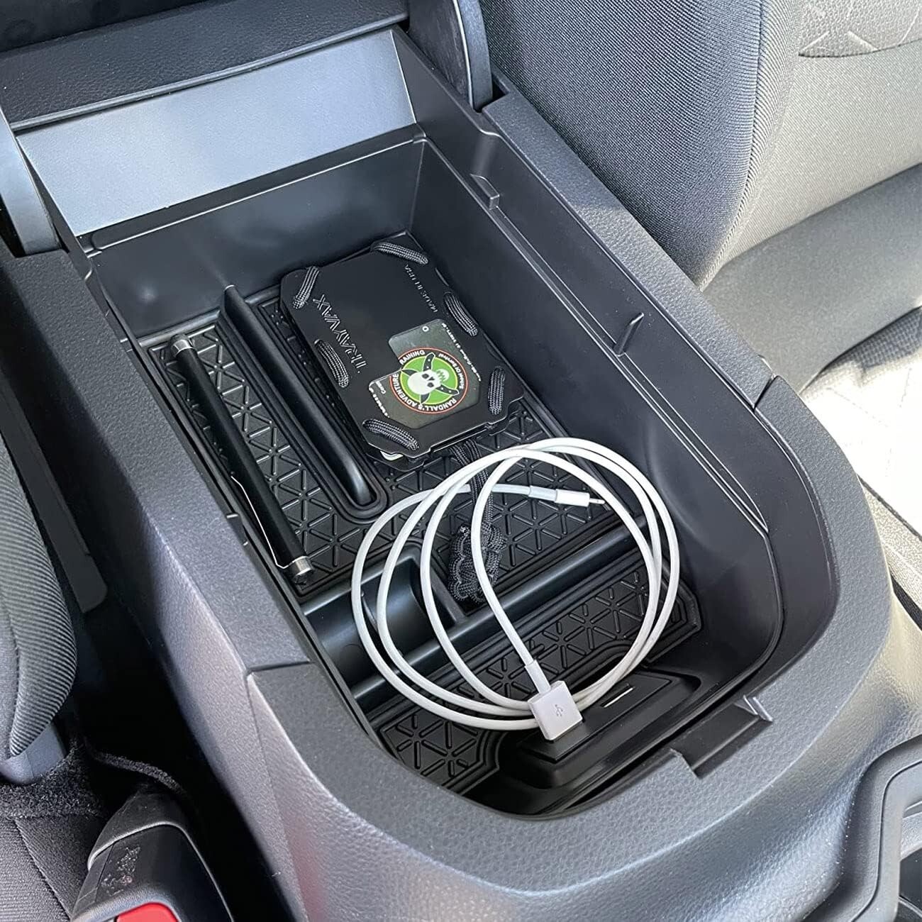 For Toyota RAV4 2019-2024 Center Console Armrest Storage Box Accessories Tray