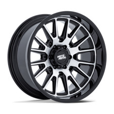 5 20 Inch Black Silver Wheels Rim For Jeep Wrangler Jk Jl Moto Metal Mo814 20x9