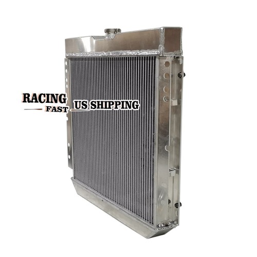Aluminum Radiator For 1967-1973 Ford Falcon Mustang Fairlane V8 2.8L Fan Shroud - Picture 5 of 7