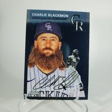 2023 Chrome Platinum Anniversary Base #298 Charlie Blackmon Colorado Rockies