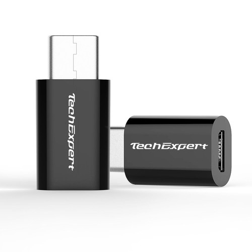 Adaptateur usbC micro usb pour brancher des périph micro-usb sur port usb C noir - Imagen 2 de 2