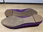 Madewell Sidewalk Skimmer Flats Purple Suede 7.5 — photo 3
