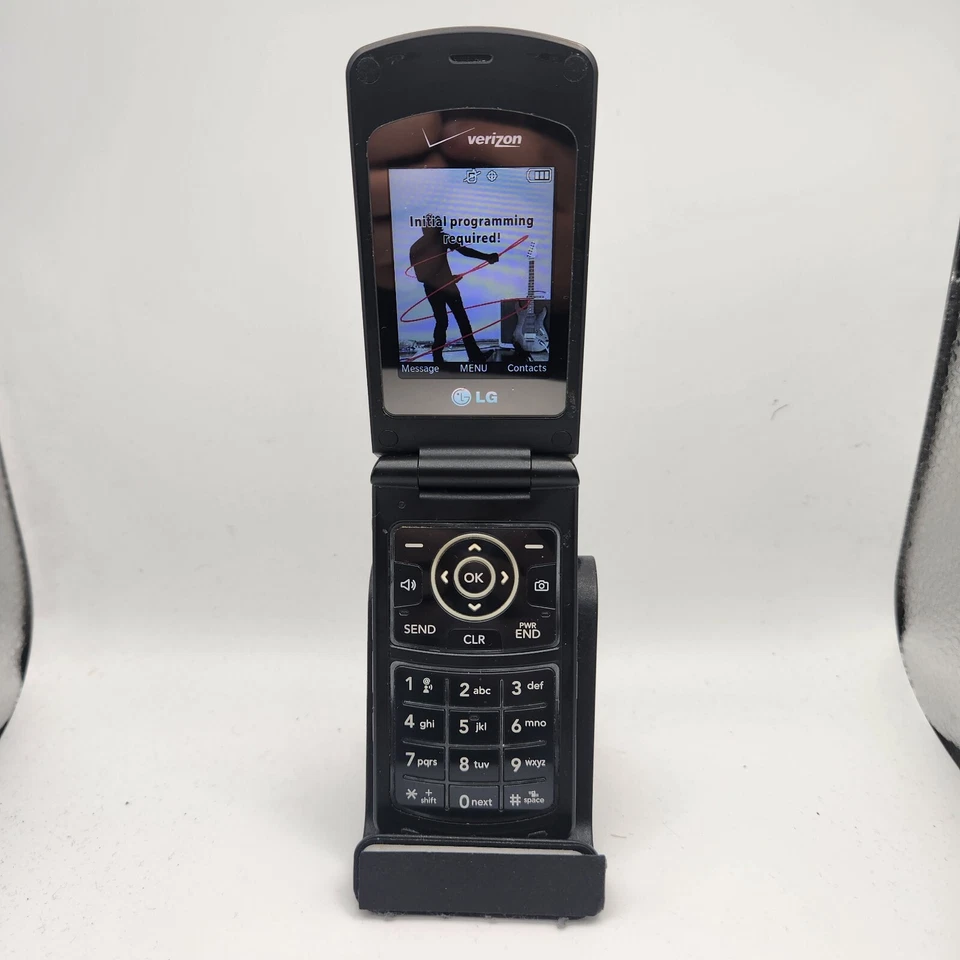 LG Chocolate 3 VX8560 Flip Phone (Verizon) - Black - ASIS #1512 - Image 2 of 4