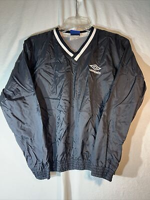Umbro Pullover Windbreaker Size L Youth Black | eBay Umbro Pullover Windbreaker Size L Youth Black | eBay