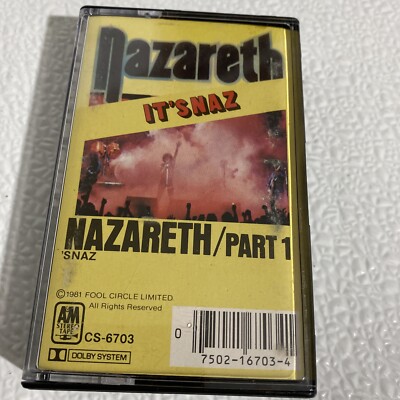 Nazareth - It's Naz/ Part 1 Snaz (Cassette, 1981 Fool Circle)