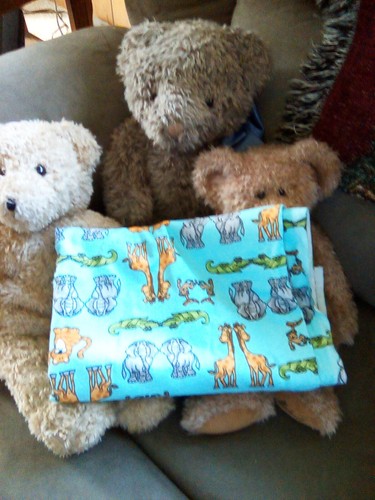 Zoo animal flannel material plus block baby flannel fabric two for one price - Picture 5 of 10