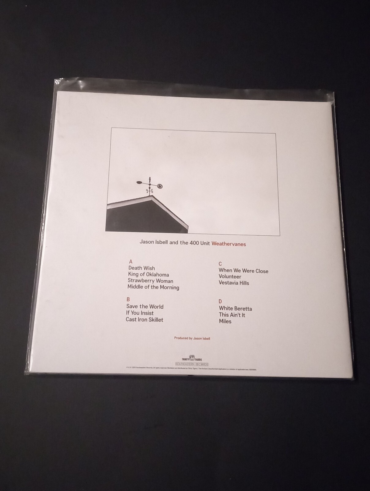 Jason Isbell & The 400 Unit Weathervanes Vinyl Exclusive Red Black