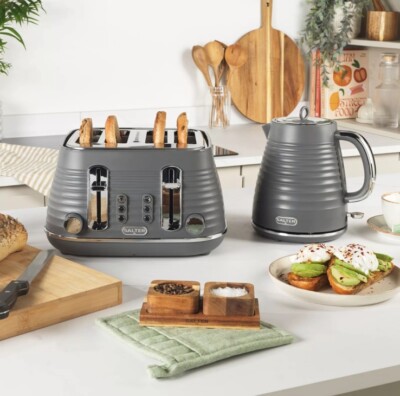 Toaster Bundle Russell Hobbs Grey Toaster And Kettle Russell Hobbs