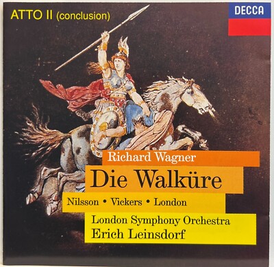 Richard Wagner: Die Walküre :mAtto II (Conclusion) (CD Decca) *Rare* *Very Good*