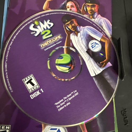 The Sims 2 Nightlife PC Game Expansion Pack 2005 Complete PREOWNED O2 - Picture 4 of 8