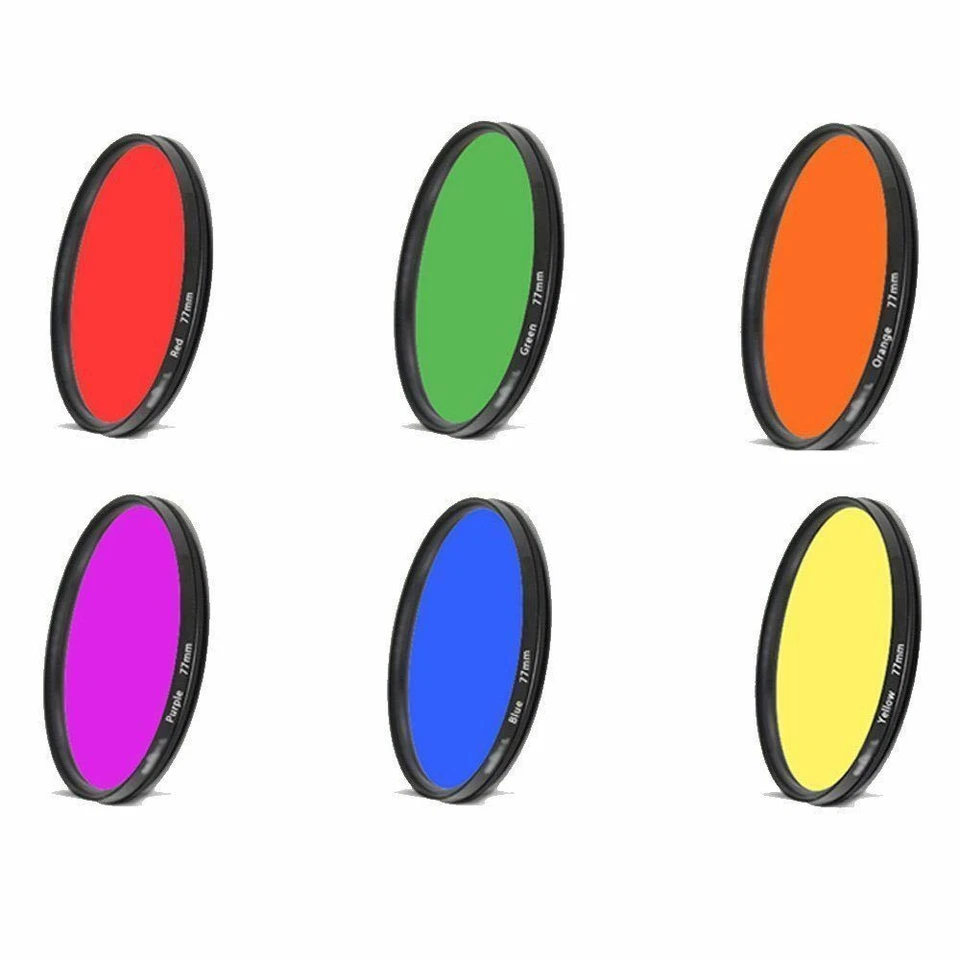 DSLR Camera Lens Color Filter 37/40.5/43/46/49/52/55/58/62/67/72/77mm for Sonyc - Image 2 of 4